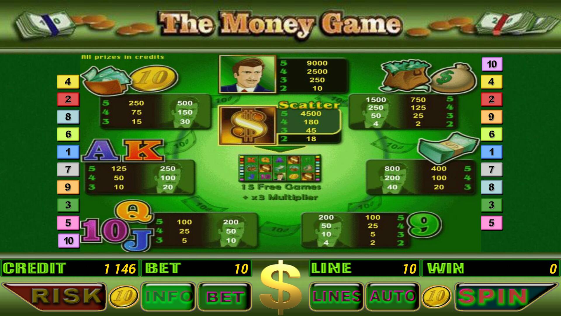 the money game гральний автомат